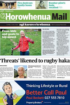 Horowhenua Mail - September 17th 2020