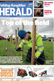 Feilding Rangitikei Herald - July 13th 2017