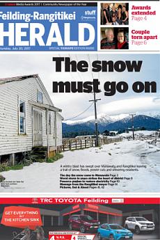 Feilding Rangitikei Herald - July 20th 2017
