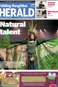 Feilding Rangitikei Herald - August 3rd 2017