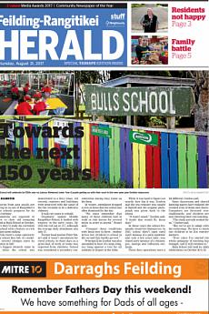Feilding Rangitikei Herald - August 31st 2017