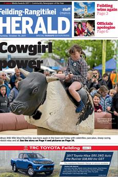 Feilding Rangitikei Herald - October 19th 2017