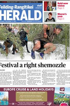 Feilding Rangitikei Herald - November 2nd 2017