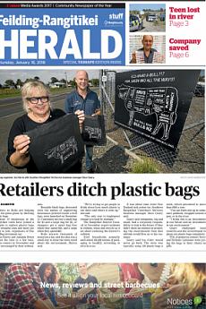 Feilding Rangitikei Herald - January 18th 2018