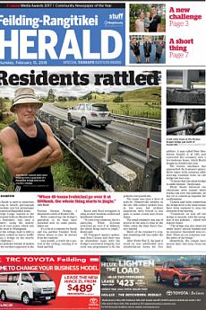 Feilding Rangitikei Herald - February 15th 2018