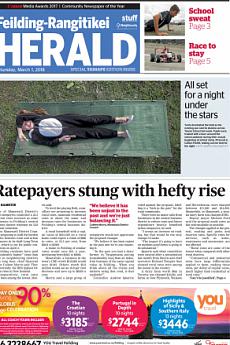 Feilding Rangitikei Herald - March 1st 2018