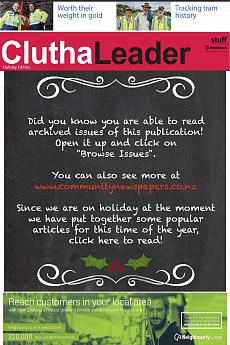 Clutha Leader - January 4th 2018