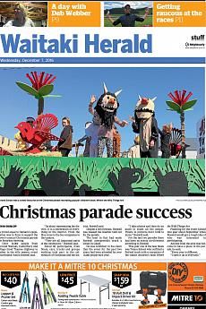 Waitaki Herald - December 7th 2016