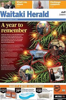Waitaki Herald - December 21st 2016