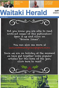 Waitaki Herald - December 28th 2016