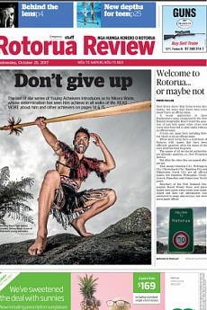 Rotorua Review - October 25th 2017